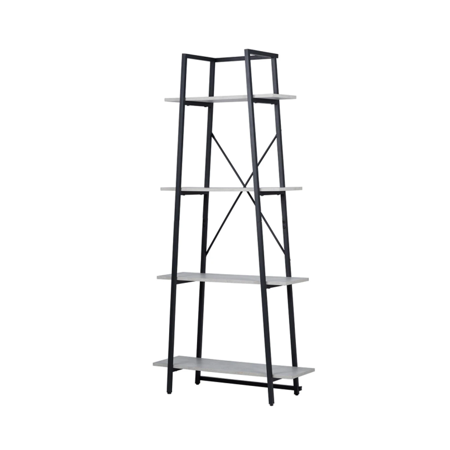 4-Tier Black And Grey Display Unit - 170cm - Image 3