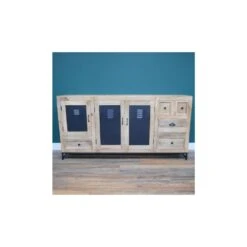 5 Drawer & 3 Door Mango Wood Sideboard