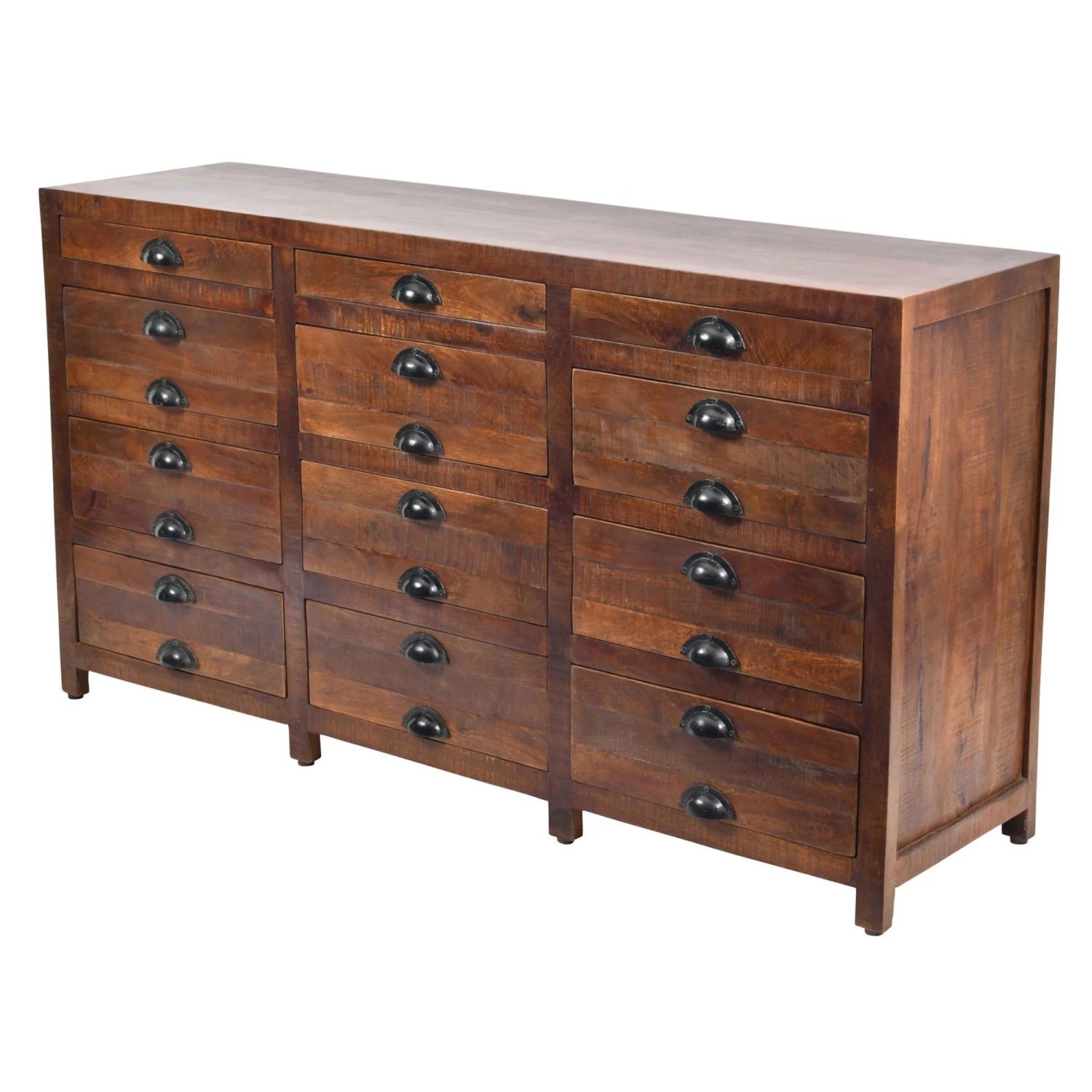 Apothecary Style Mango Wood 12 Drawer Chest - Image 2