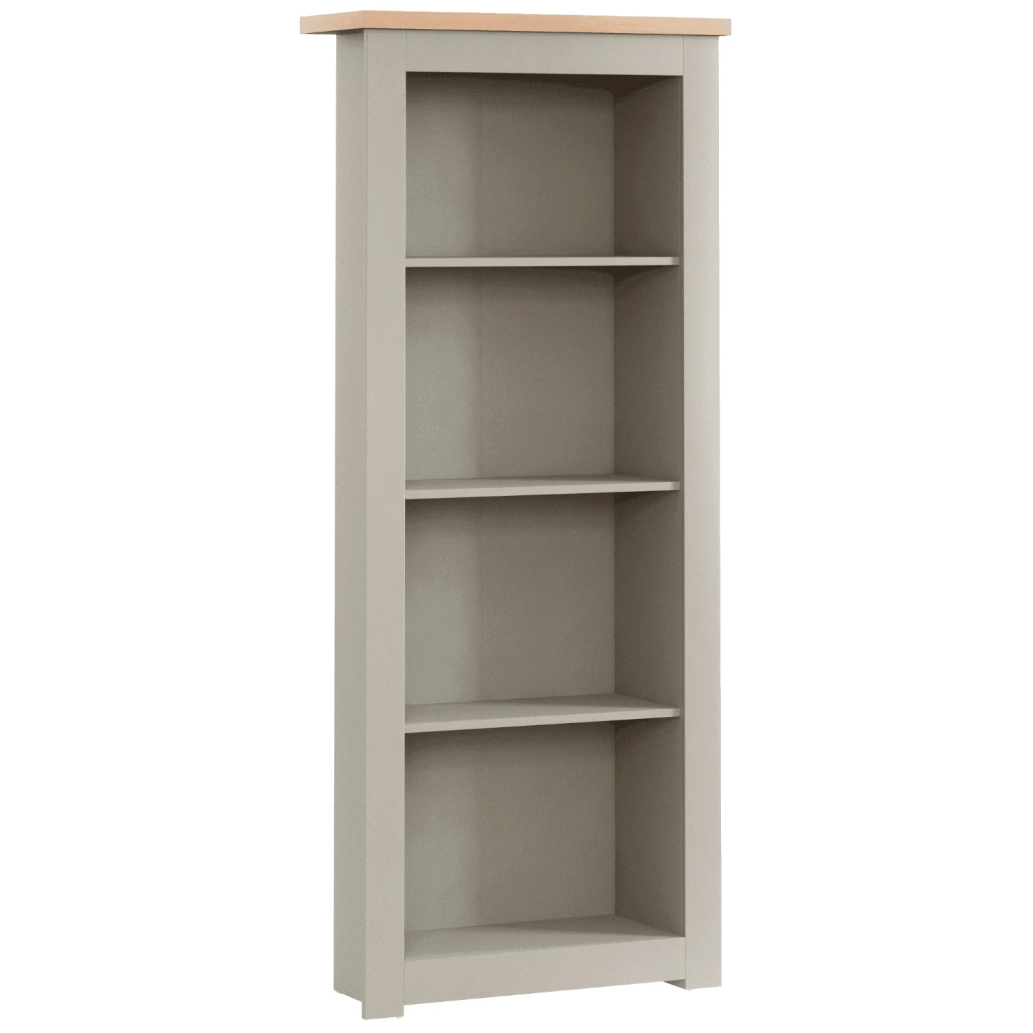 Arlington 4 Tier Grey Bookcase - Image 2