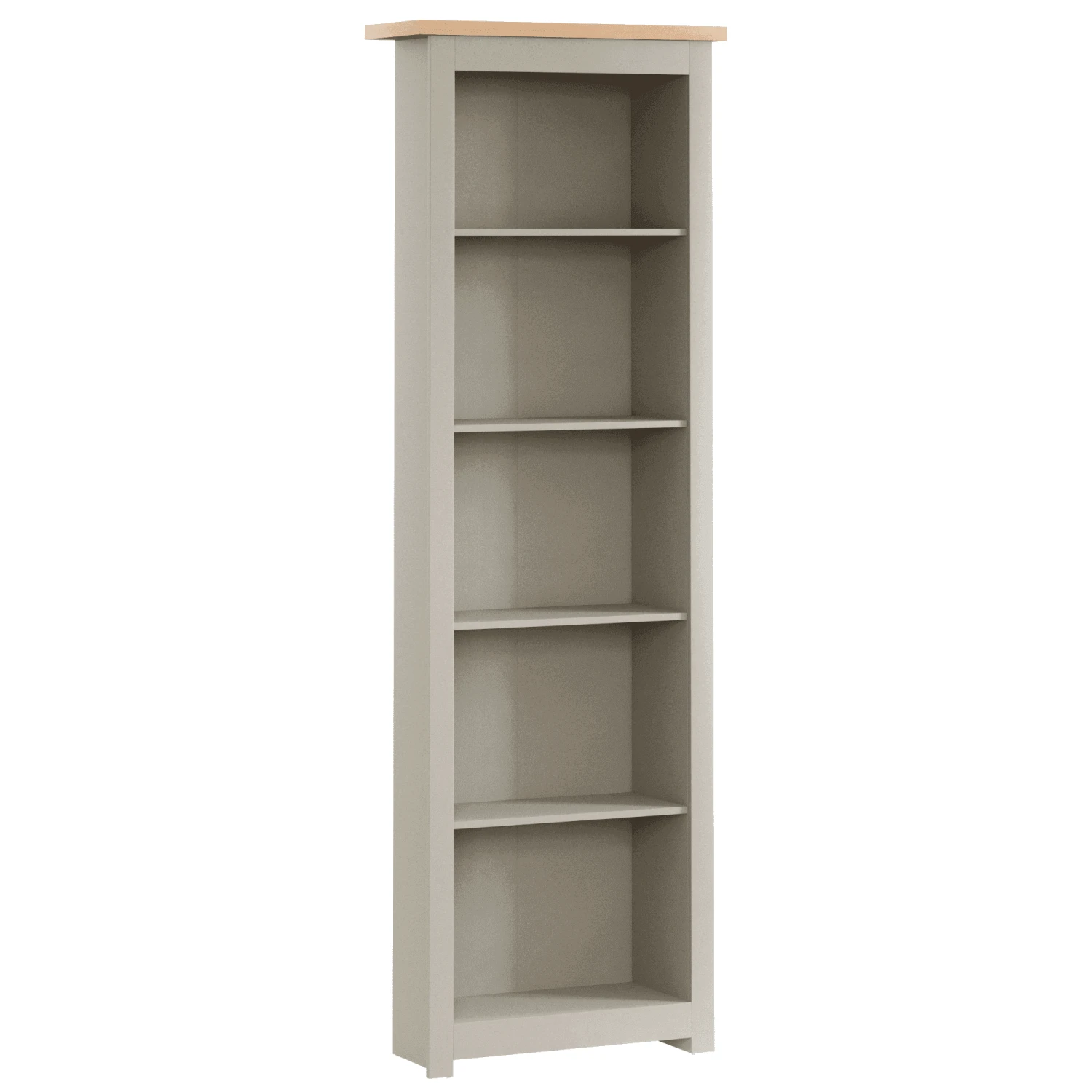 Arlington Grey 5 Tier Bookcase - Image 2