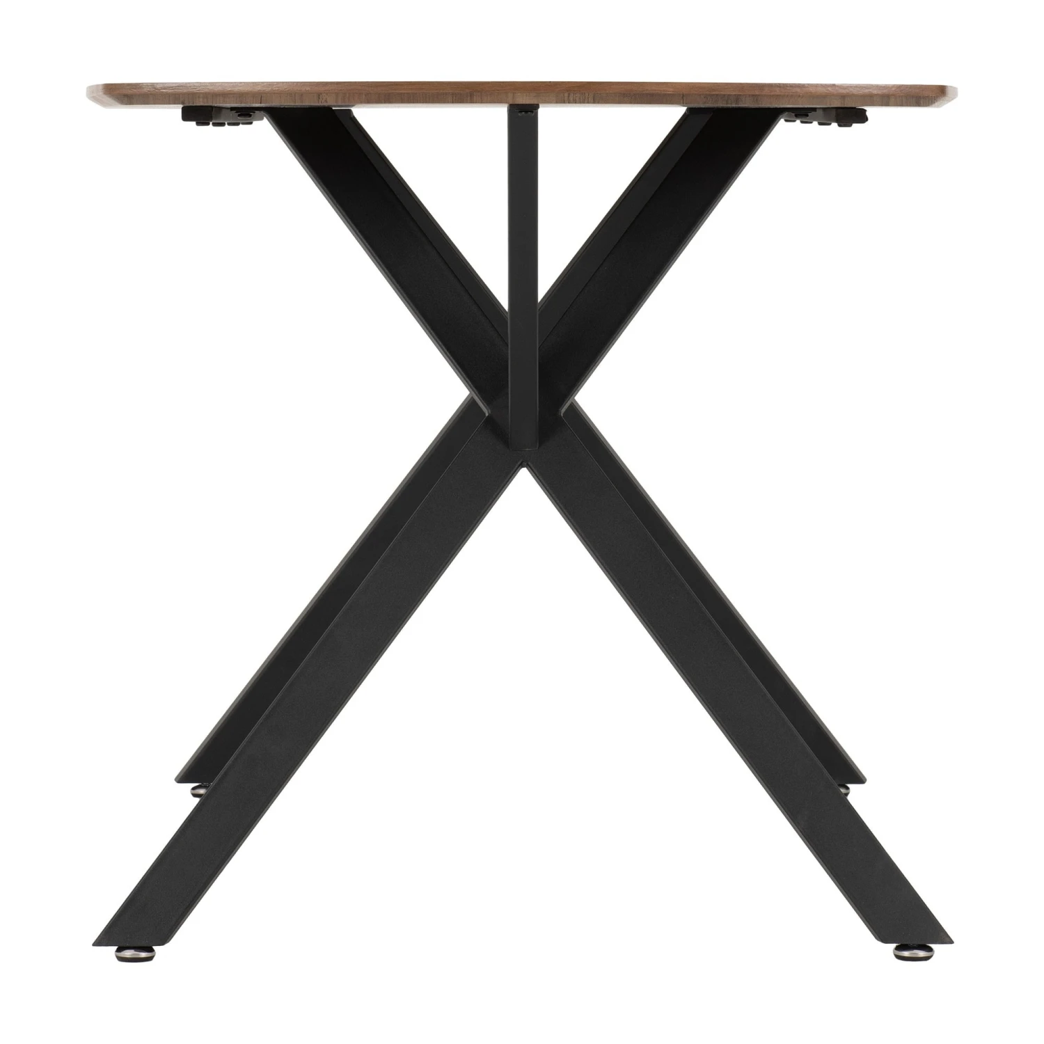 Athens Medium Oak Rectangular Dining Set With Grey Lukas Chairs - Image 4