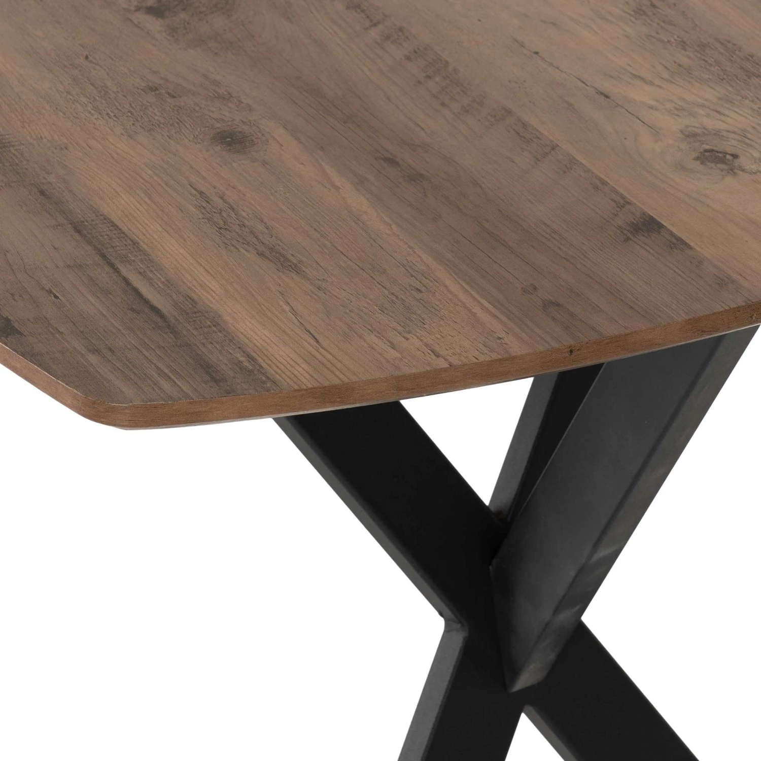 Athens Medium Oak Rectangular Dining Set With Grey Lukas Chairs - Image 6