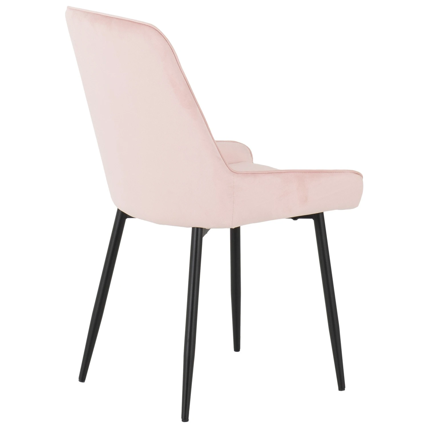 Athens Rectangular Dining Set Concrete & Baby Pink - Image 3