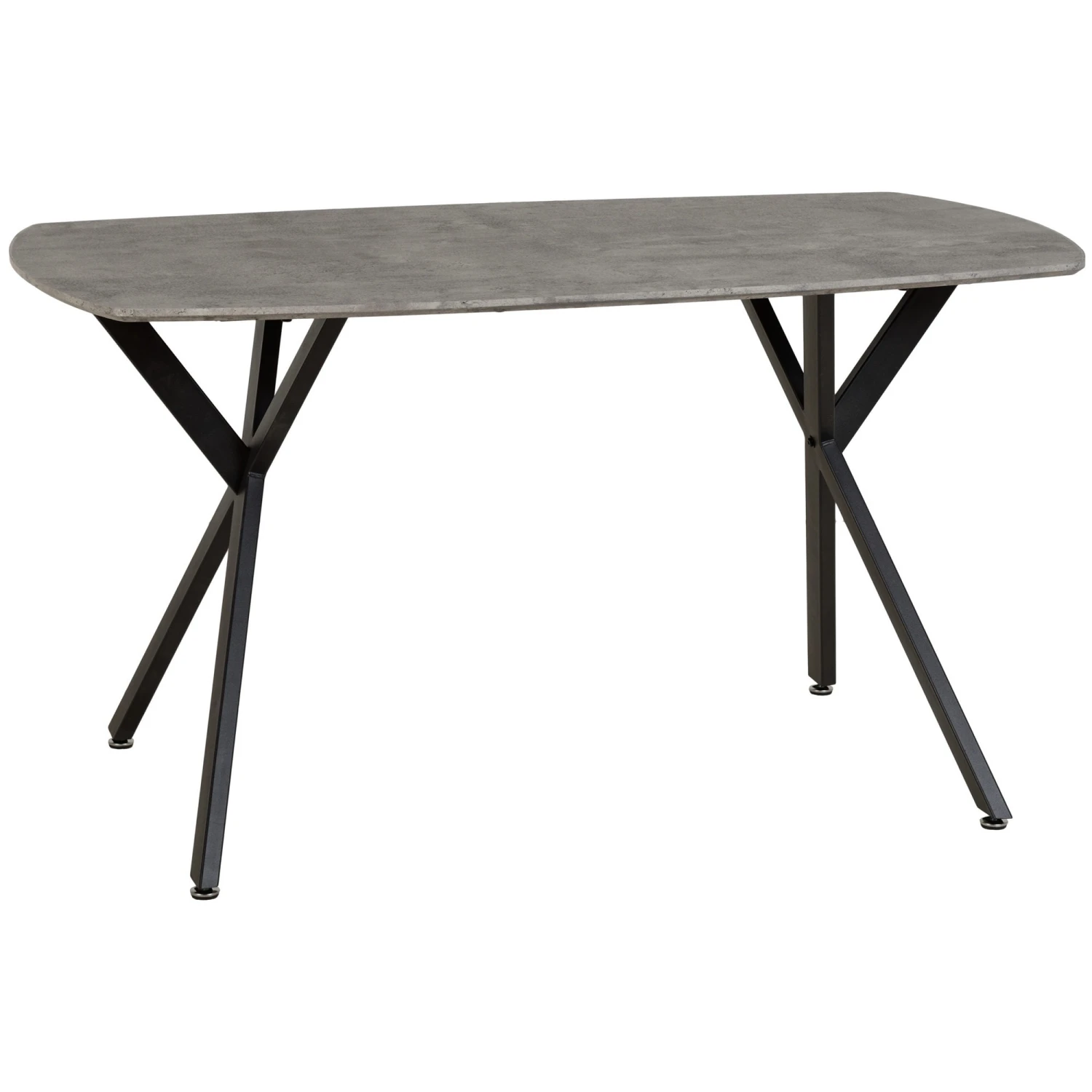 Athens Rectangular Dining Set Concrete & Baby Pink - Image 8