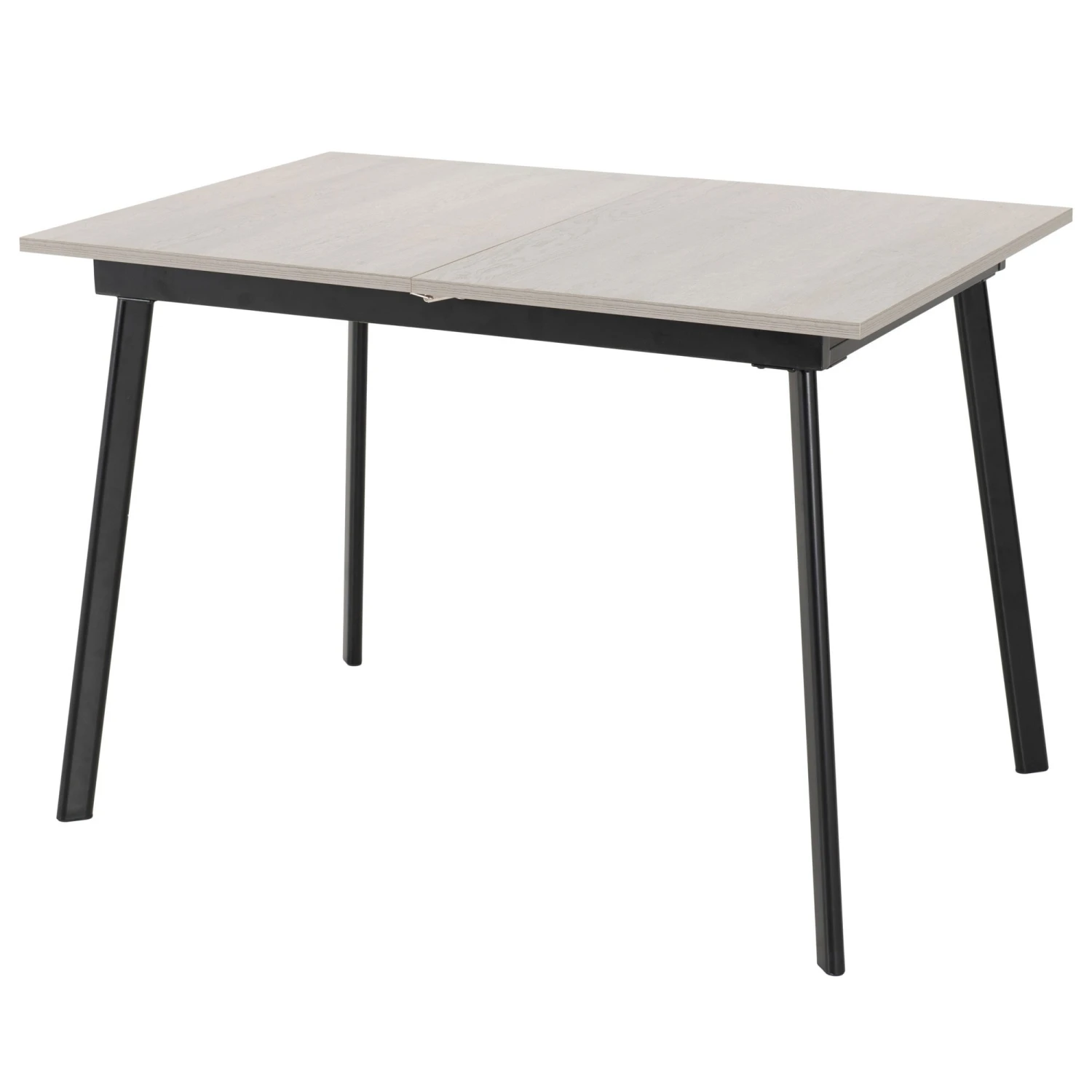 Avery Concrete & Grey Oak Extending Dining Set With Baby Pink Lukas Chairs - Image 5