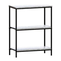 Brooklyn Grey 3 Tier Bookcase