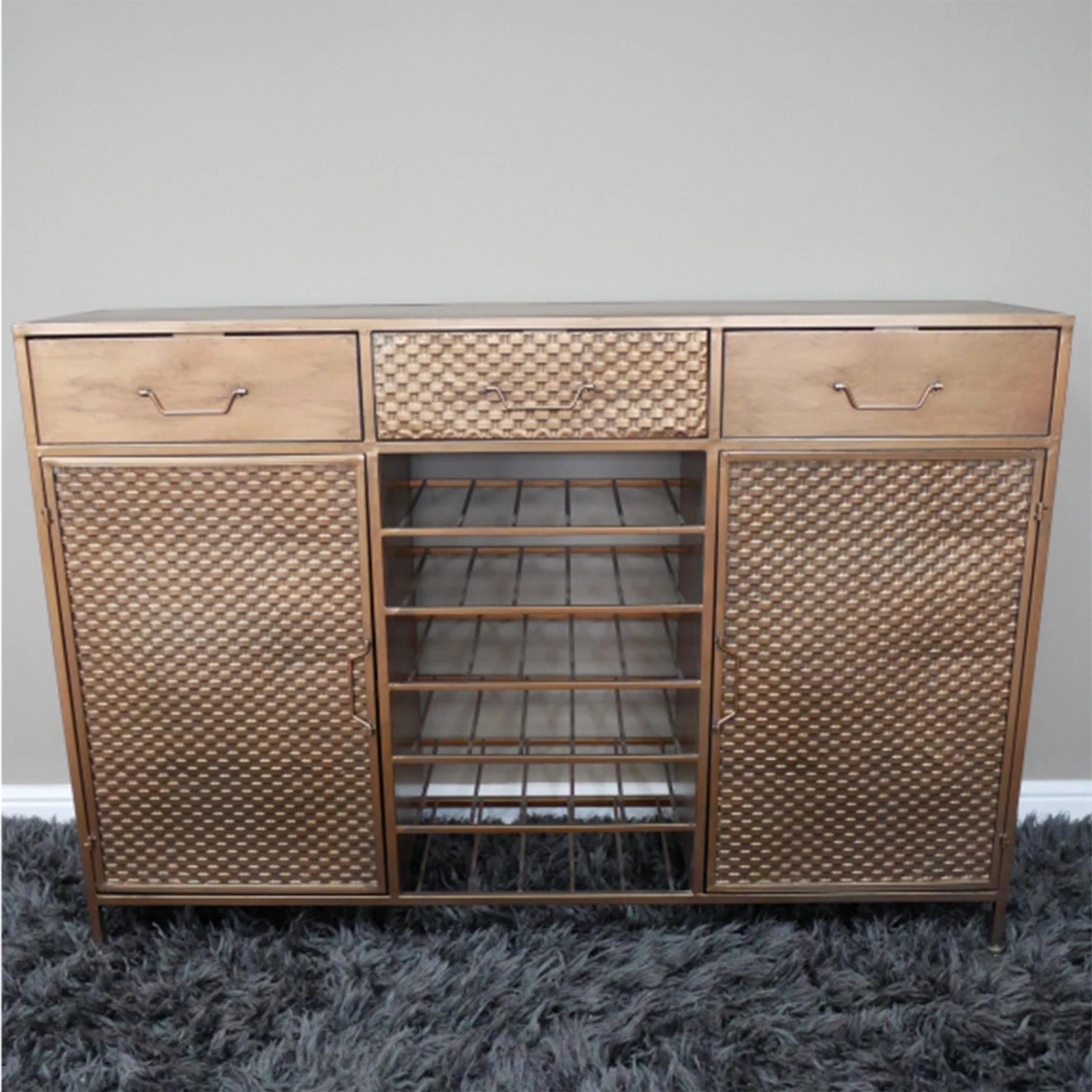 Copper Finish Wine Sideboard - Image 5