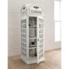 Drinks Cabinet - Telephone Box Design (White)