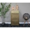 Gold Metal Storage Cabinet