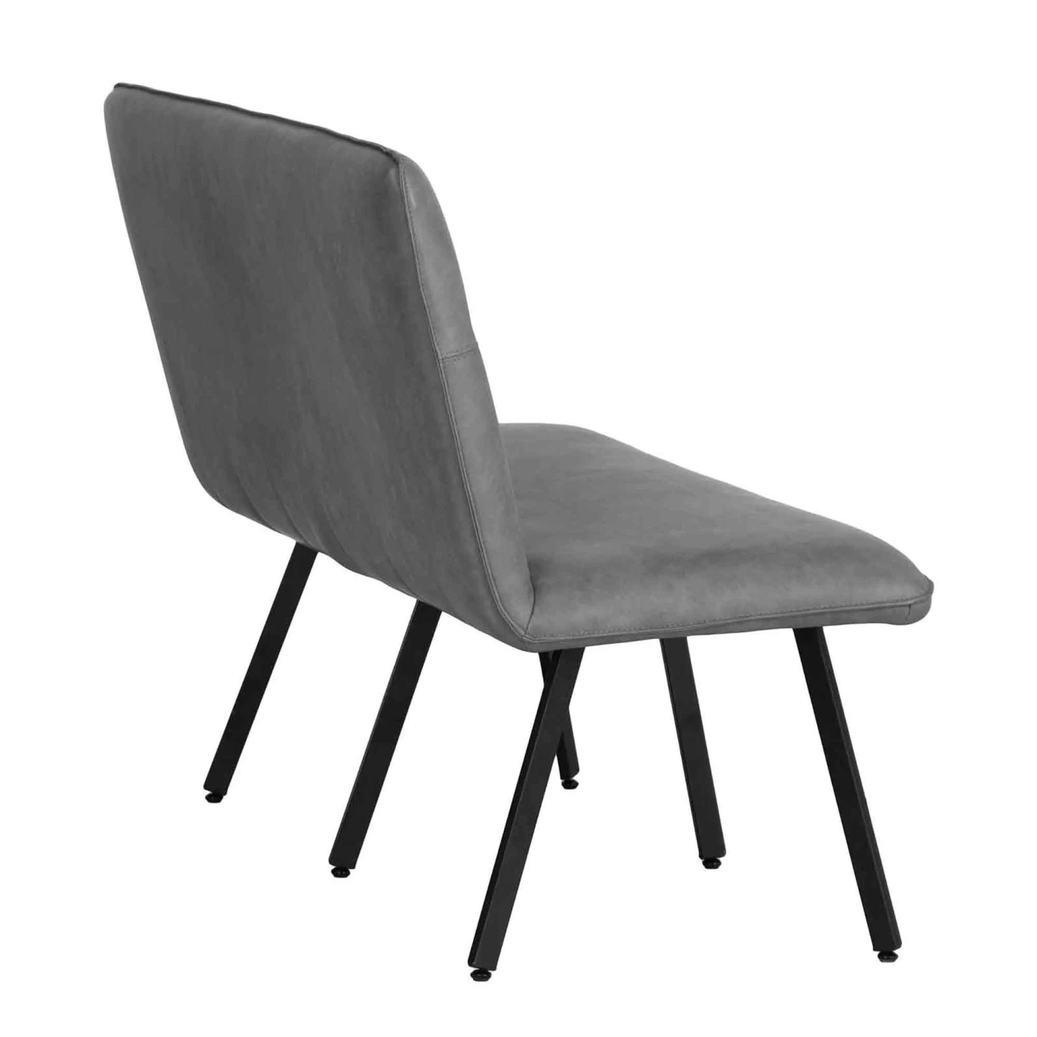 Grey 1.3m Fluted Dining Bench - Image 2