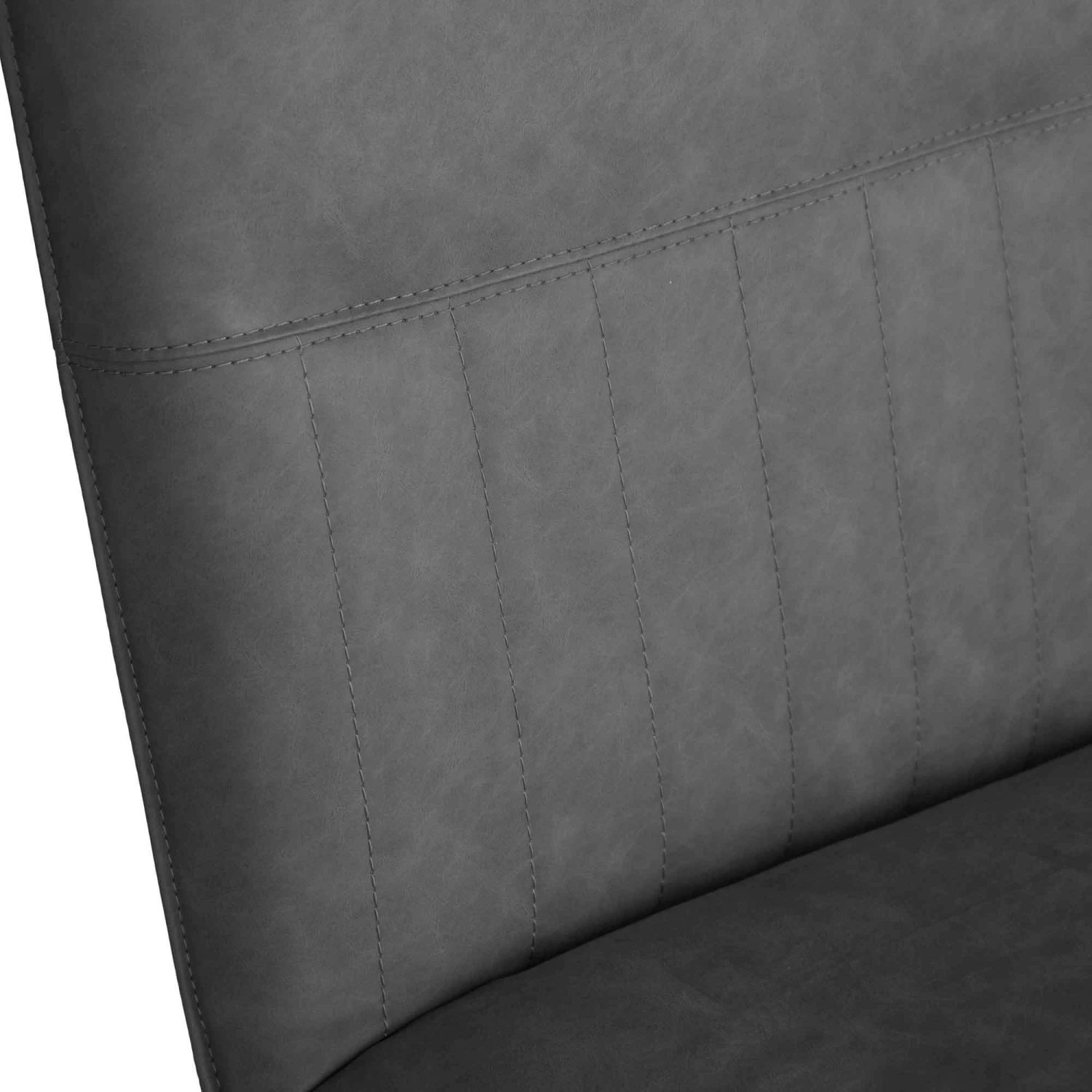 Grey 1.3m Fluted Dining Bench - Image 6