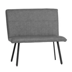 Grey 90cm Dining Bench