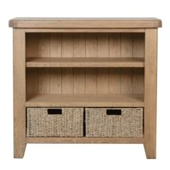 Hampton Oak Small Bookcase