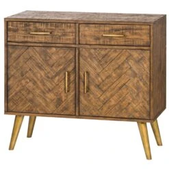 Havana Gold 2 Door 2 Drawer Sideboard