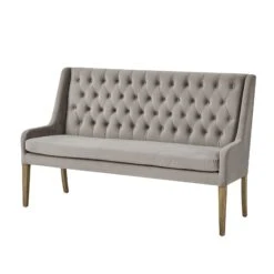 Henley Luxury Large Button Pressed Dining Bench