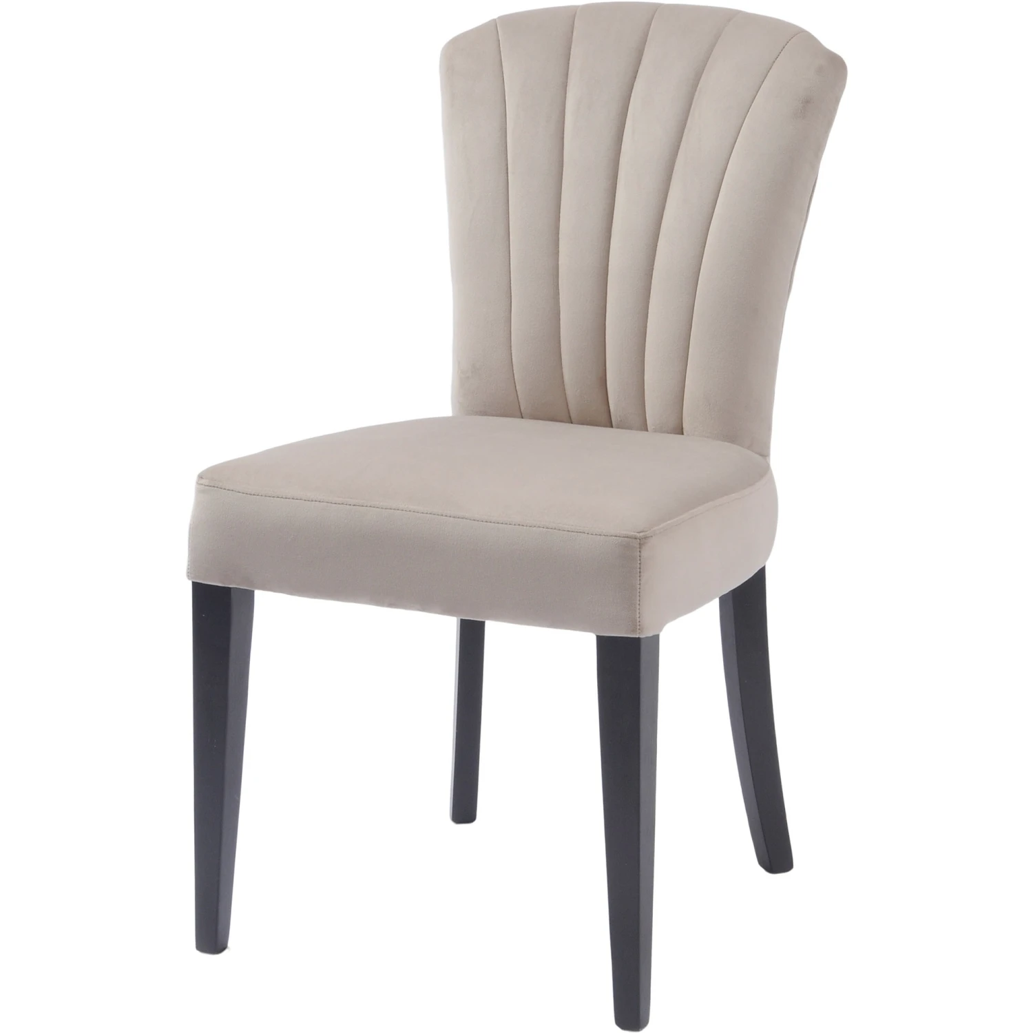 Henley Taupe Velvet Shell Upholstered Dining Chair