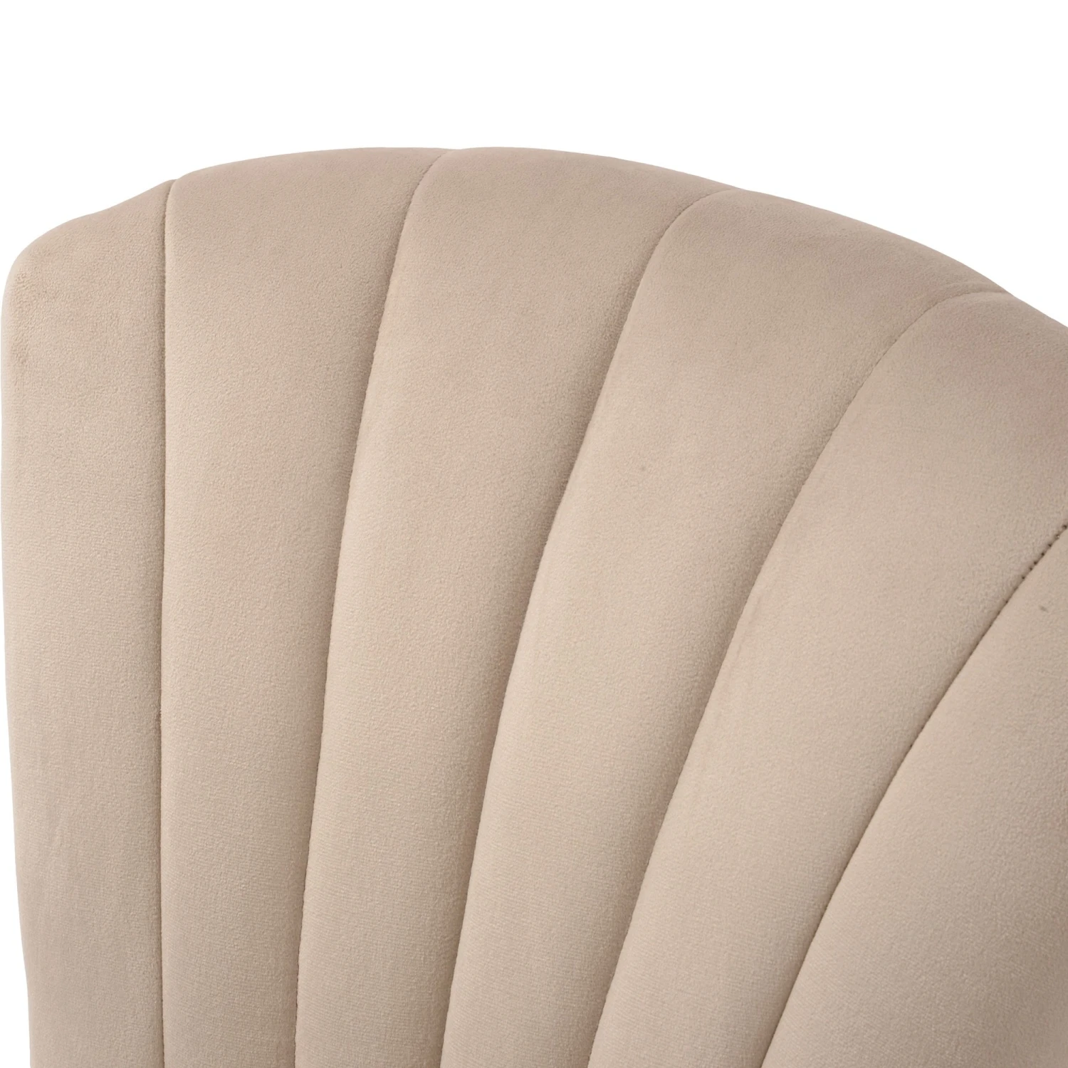Henley Taupe Velvet Shell Upholstered Dining Chair - Image 4