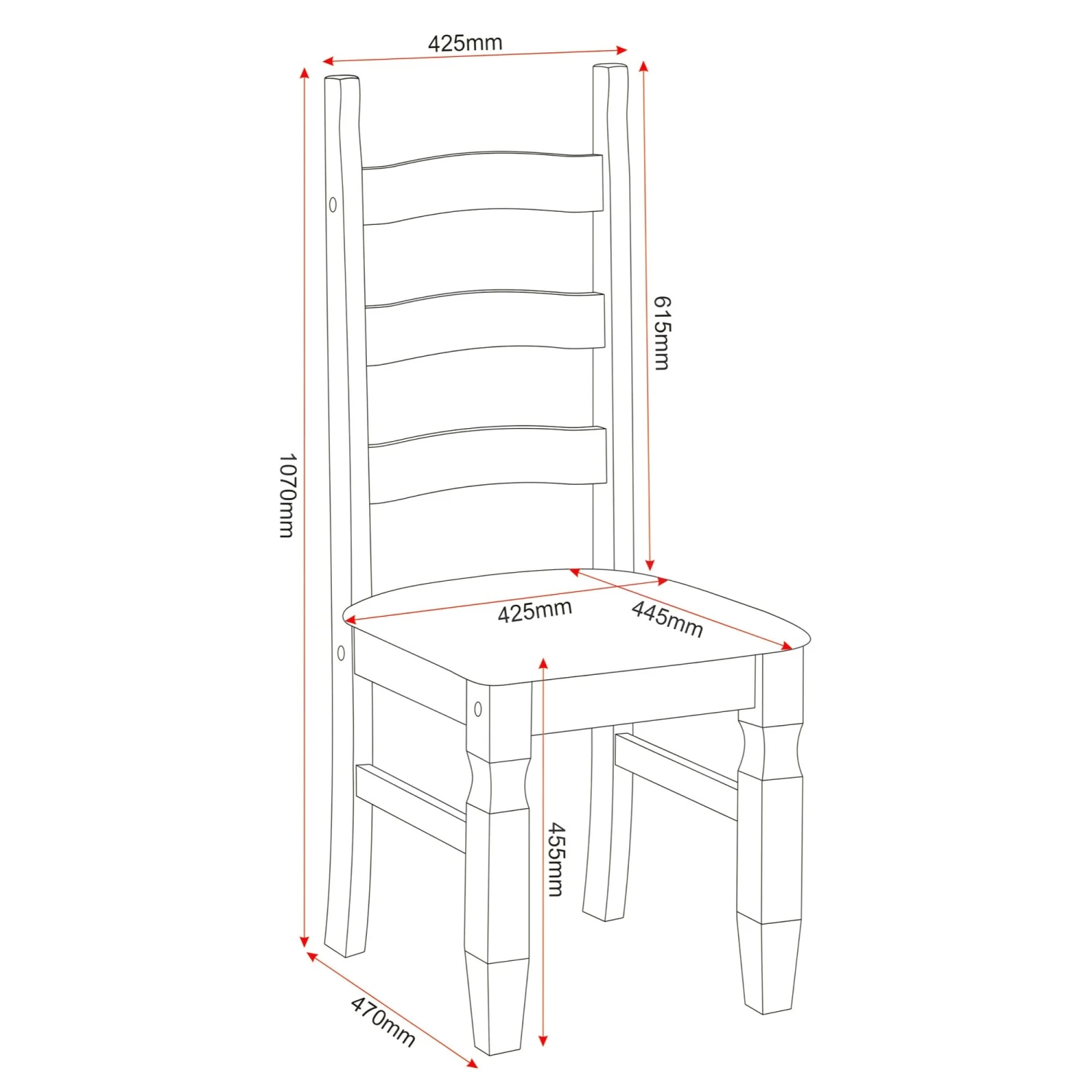 Huxley Pine Extending Dining Set (4 Chairs) - Image 4