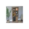 Industrial Wooden Wine Cabinet
