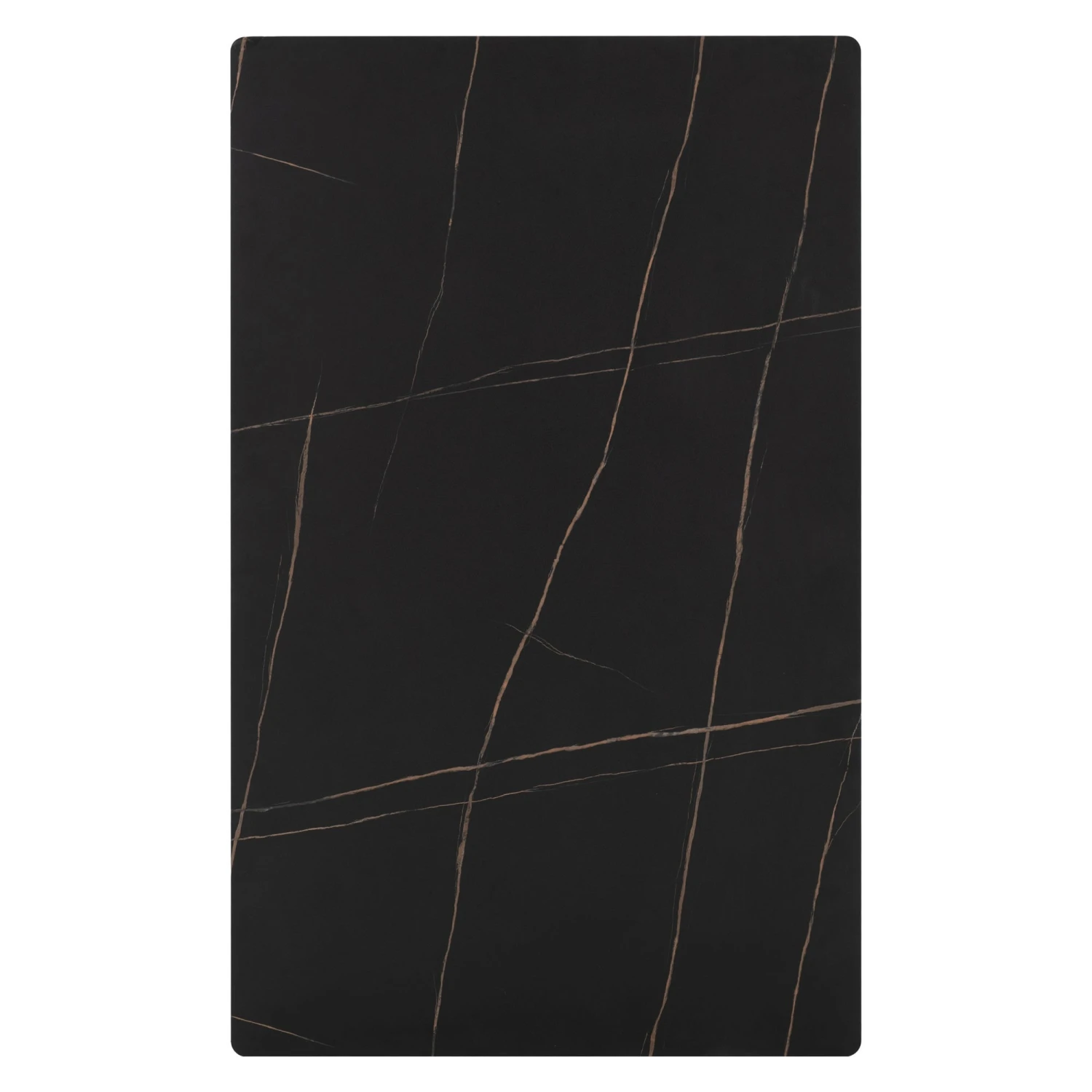 Marlow Black Marble Effect Dining Set With Grey Velvet Chairs - Image 4