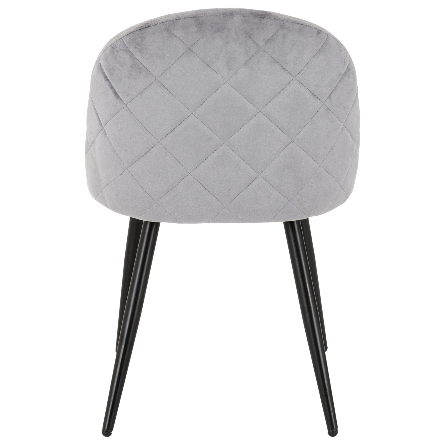 Marlow Black Marble Effect Dining Set With Grey Velvet Chairs - Image 8