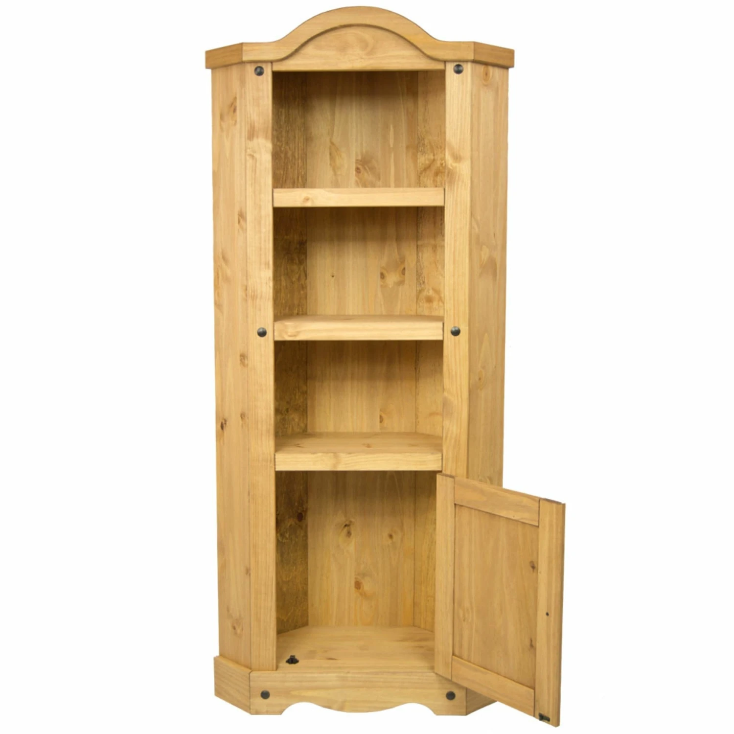 Marton 1 Door Corner Bookcase - Image 3