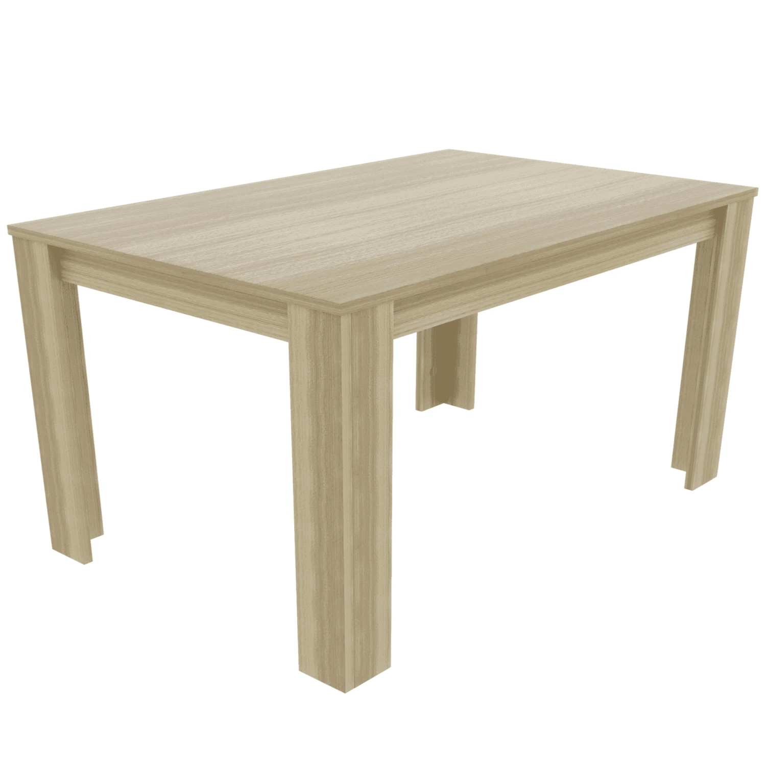 Medina 4 Seater Oak Dining Table - Image 2