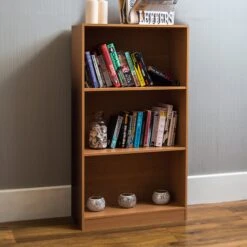 Oak 3 Tier Bookcase