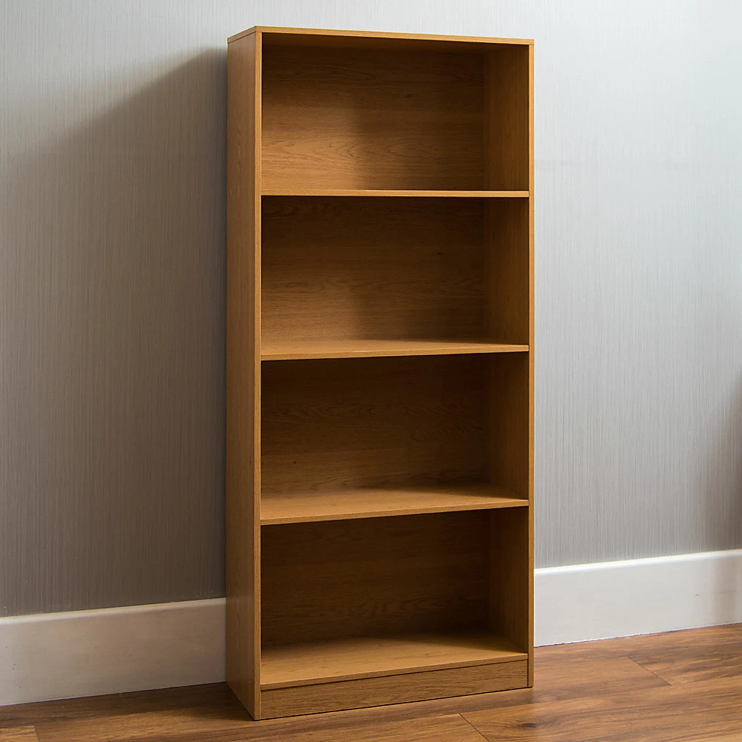 Oak 4 Tier Bookcase - Image 3