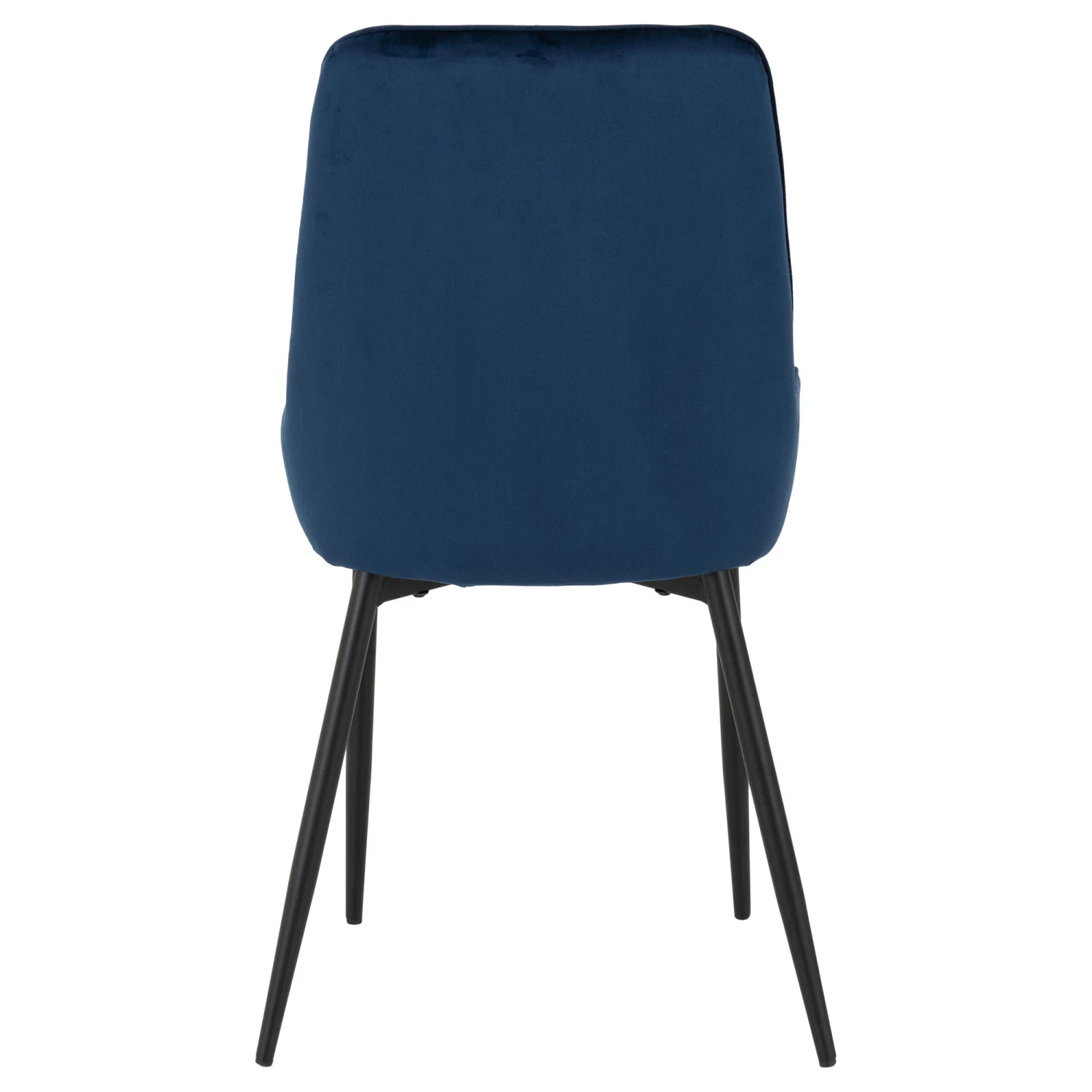 Quebec Medium Oak Straight Edge Dining Set With Sapphire Blue Avery Chairs - Image 8