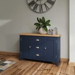 Ranston Blue Large Sideboard