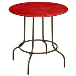 Red Artisan Table