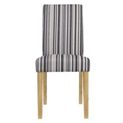 Set Of 2 Lorenzo Striped Dining Chairs