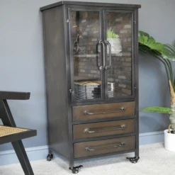 Tall 3 Drawer Industrial Cabinet