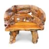 Teak Root Bench Rustic Branch Small
