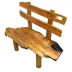 Teak Root Gallery Bench Rustic