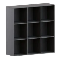 Vida Designs Durham 3x3 Cube Storage Unit - Black