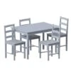 Vida Designs Yorkshire 4 Seater Dining Set - Grey