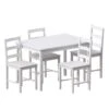 Vida Designs Yorkshire 4 Seater Dining Set - White