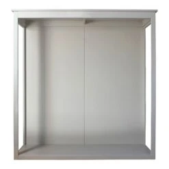 White Floor Standing Hanging Unit