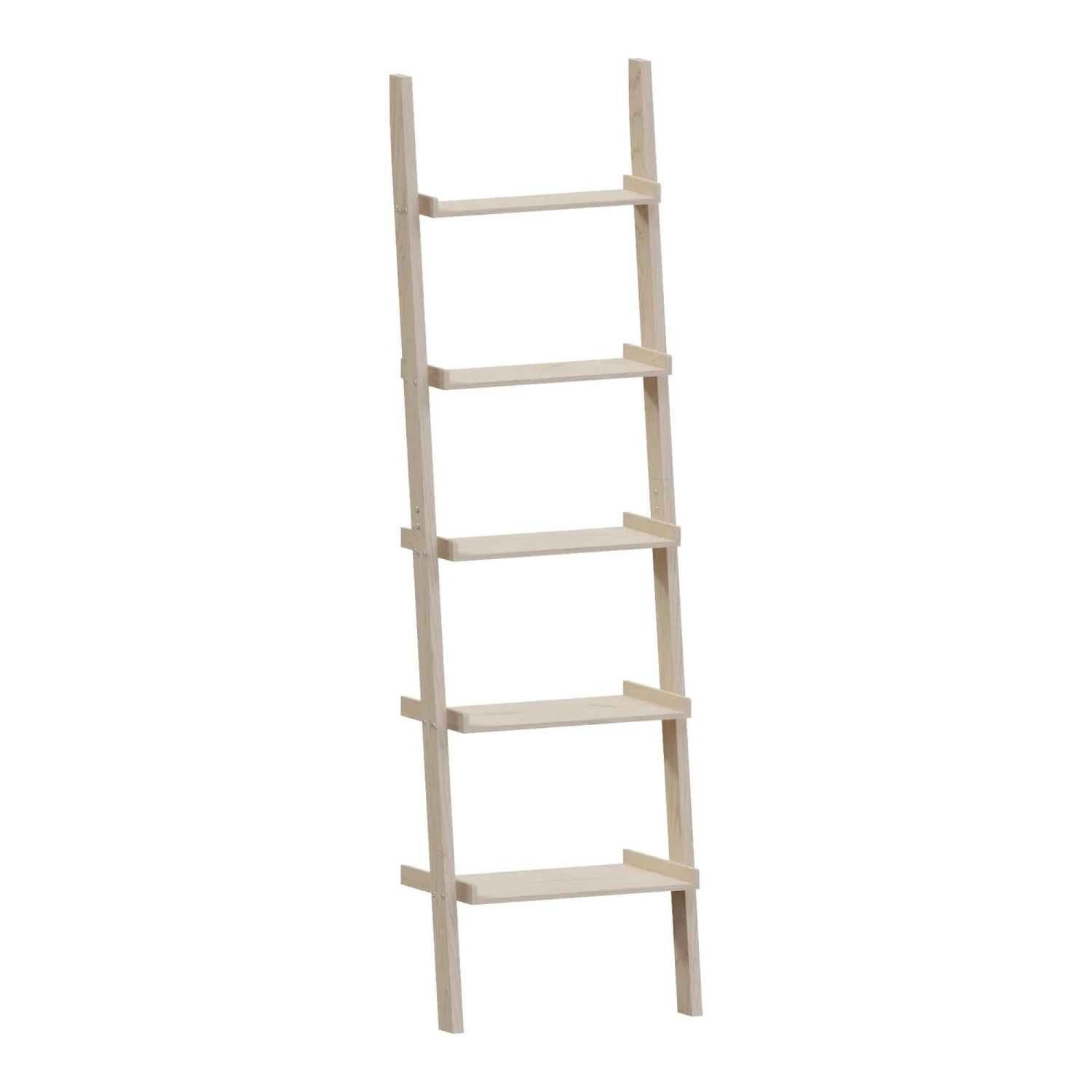 York 5 Tier Pine Ladder Bookcase - Image 2